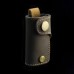 BROWN NUBUCK LEATHER KEY HOLDER