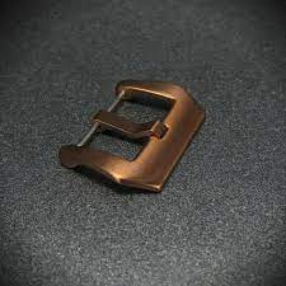 BRUSHED ROSE PRE-V SPRING BAR STEEL WATCH BUCKLE