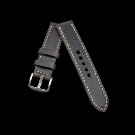 Deep Padded Leather Watch Strap