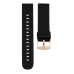 Black Rubber Watch Strap