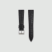 20mm (Black) Leather Watch Strap Rally Style