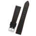 Black Grain Leather Watch Strap            