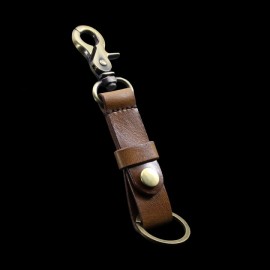 LEATHER KEY FOB, MILITARY 102