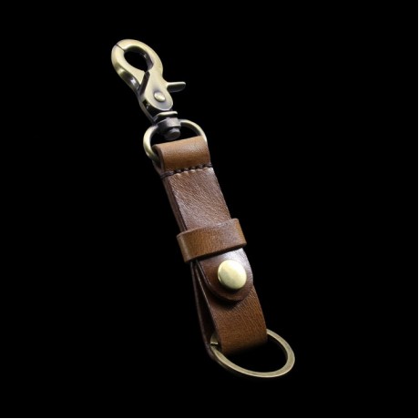 LEATHER KEY FOB, MILITARY 102