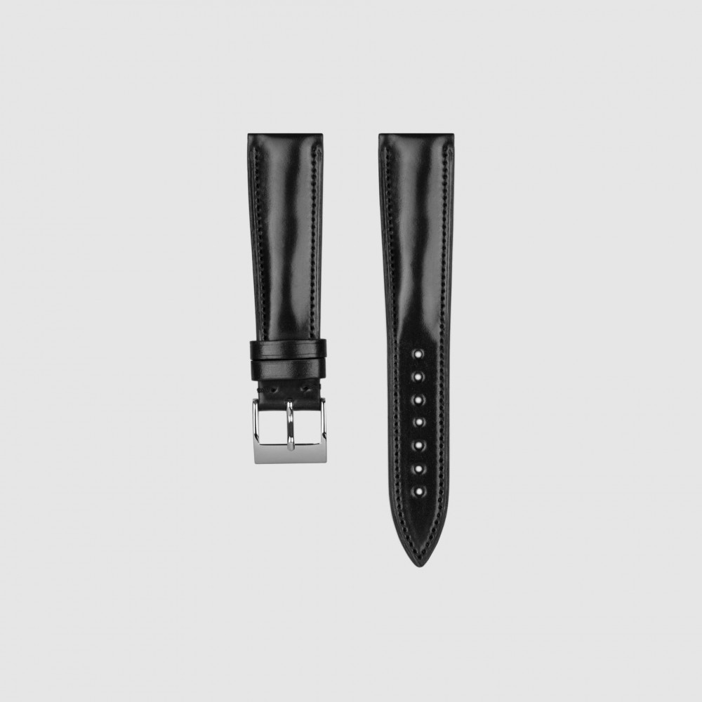 18mm (Black) 'Diver 3' PU Watch Strap